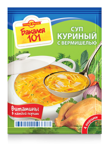 Суп Русский продукт куриный с вермишелью